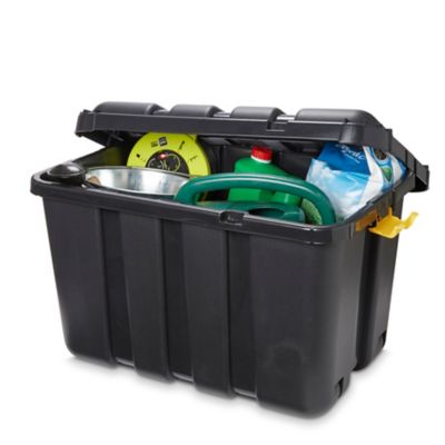 Coffre en plastique Skyda noir 149 L