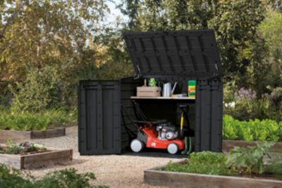 Coffre en résine multifonction Sio Max Keter 1200L gris anthracite