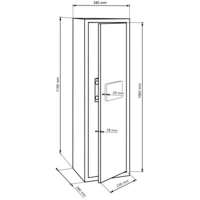 Coffre-fort Burg-Wachter FAVOR 5 FUSILS S