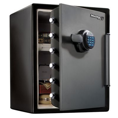 Coffre Fort Ignifuge Et Etanche Master Lock Tres Grand Format 56 5l Castorama