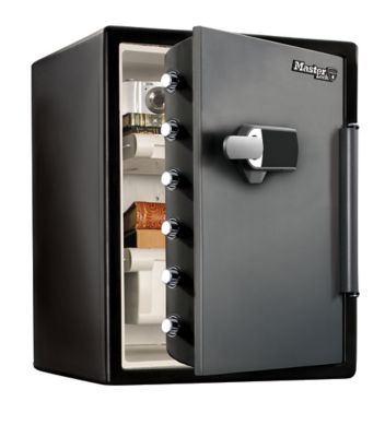 Coffre Fort Ignifuge Et Etanche Tactile Master Lock Tres Grand Format 56 5l Castorama