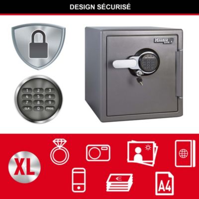 Coffre fort ignifugé et étanche Master Lock - Grand format 33.6L