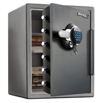 Coffre-fort Ignifuge et Etanche XXL 56,6 Litres Combinaison Electronique et A Clé - LTW205GYC