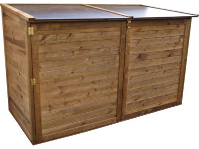 Coffre jardin en bois "Trocadero"  2000L  206 x 100 x 123 cm