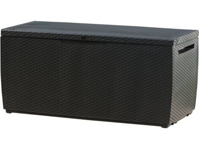 Coffre jardin résine "Capri"  305 L   123 x 53.5 x 57 cm  Gris anthracite