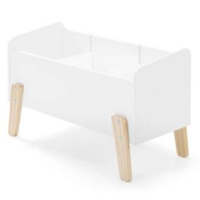 Coffre à Jouets "Kiddy" 80cm Blanc