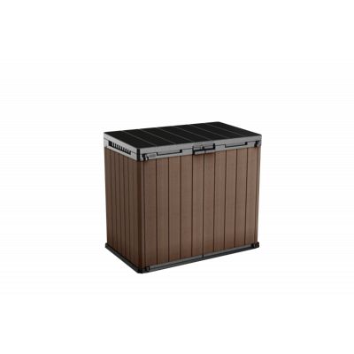 Coffre à outils et bac de rangement extérieur Keter Store-It-Out Darwin EVOTECH+, Marron, 1150 L (2x240 L) 140x80x120 cm, Keter