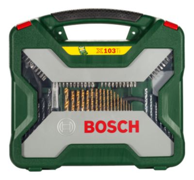 Coffret 103 pièces Bosch X-Line titane