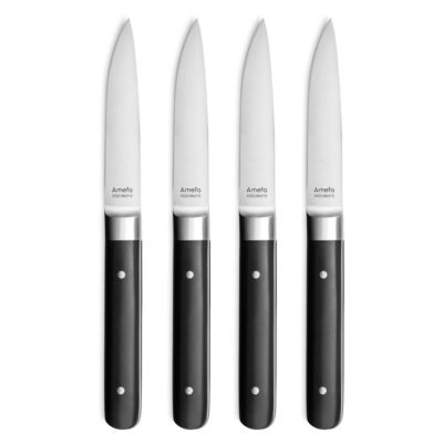 Coffret 4 couteaux steak Noir - Fusion par Amefa