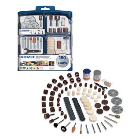 Coffret accessoires multi-usage Dremel 150 pièces