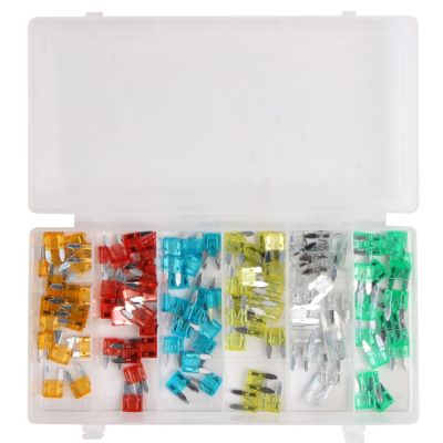 Coffret Assortiment de 120 Mini Fusibles Auto Enfichables