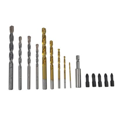 Coffret assortiment forets et embouts perçage vissage Erbauer (15 pcs)