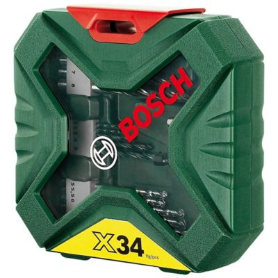 Coffret assortiment forets et embouts X-LINE perçage vissage Bosch (34 pcs)