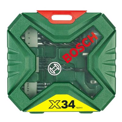 Coffret assortiment forets et embouts X-LINE perçage vissage Bosch (34 pcs)
