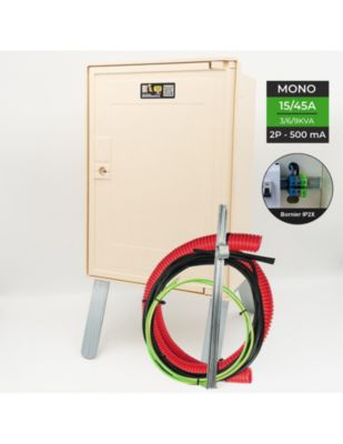 Coffret Complet 3 Mètres 3/6/9 Kw "souterrain" Avec Bornier Ip2x