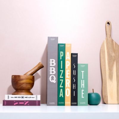 Coffret - COOK CONCEPT - Livre Apéro - Planche en bois - Couteau ...