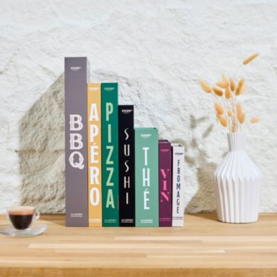 Coffret - COOK CONCEPT - Livre Apéro - Planche en bois - Couteau ...
