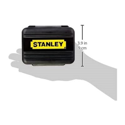 Coffret d'embouts de vissage 1/4'' 25mm + clé à cliquet - Jeu de 39 pièces STANLEY