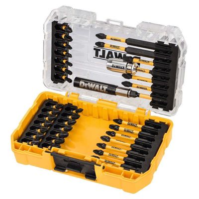 Coffret d'embouts de vissage TOUGHCASE 37 pièces DT70731T-QZ - embouts 25/57/89 mm, FlexTorq, porte-embouts magnétique