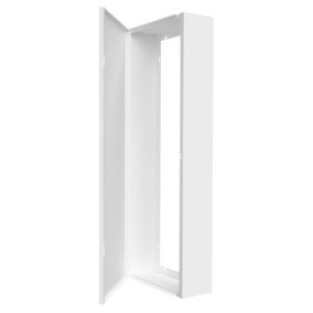 Coffret d'habillage ATOLE 13 modules en acier blanc - Hauteur utile : 860 mm
