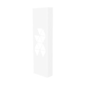 Coffret d'habillage ATOLE 13 modules en acier blanc pour tableaux éléctriques avec porte connect - Hauteur Utile : 1110 mm