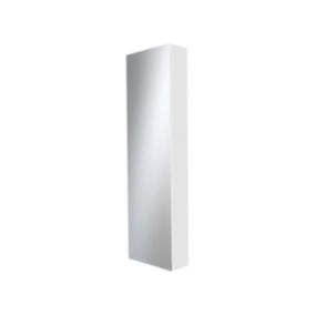 Coffret d'habillage ATOLE 13 modules en acier blanc pour tableaux éléctriques avec porte miroir - Hauteur utile : 730 mm