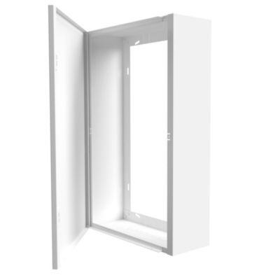 Coffret d'habillage ATOLE 13 modules en acier blanc pour tableaux éléctriques - H 540 x L 340 x P 140 mm - Réf. RCH100