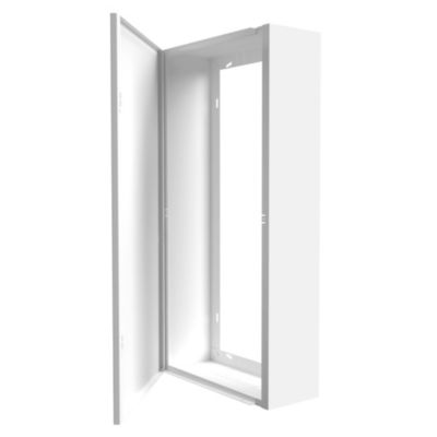 Coffret d'habillage ATOLE 13 modules en acier blanc pour tableaux éléctriques - H 670 x L 340 x P 140 mm - Réf. RCH200