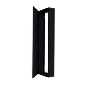 Coffret d'habillage ATOLE 13 modules en acier noir - Hauteur utile : 1110 mm