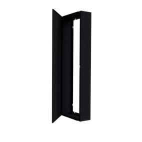 Coffret d'habillage ATOLE 13 modules en acier noir pour tableaux éléctriques - Hauteur utile : 980 mm