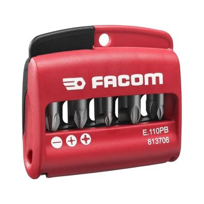 Coffret de 10 embouts de vissage dans étui - FACOM E.110