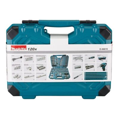 Coffret de 120 outils à main - MAKITA - E-06616