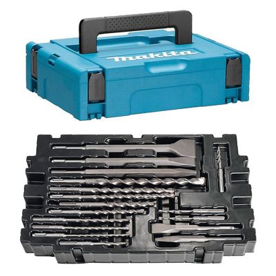 Coffret De 17 Pièces Makita B-52059 Forets Et Burins Sds-plus Dans Mak-pac