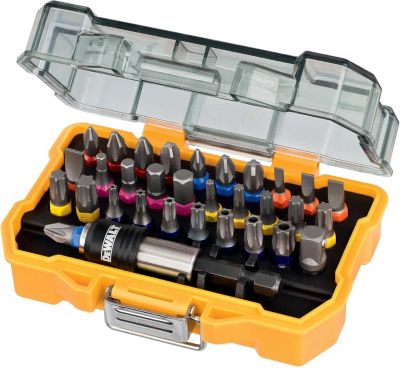 Coffret De 32 Pièces Avec Embouts 25mm, Adaptateur Et Porte-embouts À Changement Rapide Dewalt Dt7969-qz