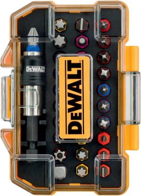 Coffret De 32 Pièces Avec Embouts 25mm, Adaptateur Et Porte-embouts À Changement Rapide Dewalt Dt7969-qz