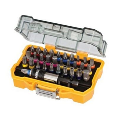 Coffret De 32 Pièces Avec Embouts 25mm, Adaptateur Et Porte-embouts À Changement Rapide Dewalt Dt7969-qz