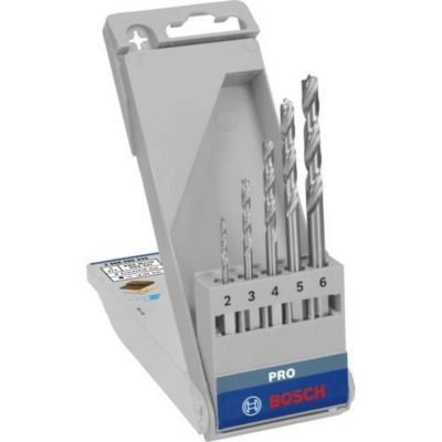Coffret De 5 Meches Bois Queue 6 Pans Diametres 2-3-4-5-6mm-2608595525