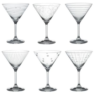 Coffret de 6 verres à cocktail Graphik 35 cl