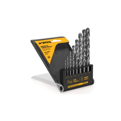 Coffret de 8 Forets COBALT Diam 3,4,5,6,7,8,9,10 mm VITO