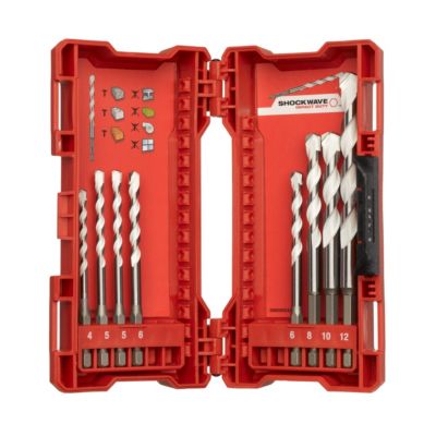 Coffret de 8 Forets Multimatériaux Milwaukee pour Tous Vos Projets de Perçage