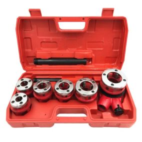 Coffret de 9 pcs Filières 1/4", 3/8", 1/2", 3/4", 1", 5/4" Spécial Plombier - 623090 - Beast