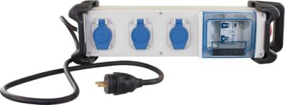 Coffret de chantier monophasé 3 prises 2P+T 16A 230V - Eurohm