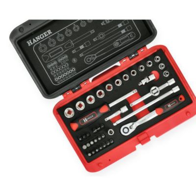 Coffret de douilles 1/4'' 40 pièces - HANGER - 251002