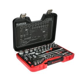 Coffret de douilles 1/4'' et 1/2'' 60 pièces - HANGER - 251004