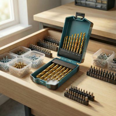 Coffret de forets métal Erbauer (25 pcs)