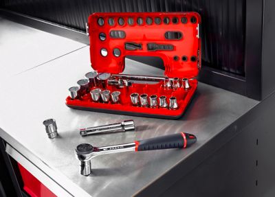 Coffret de serrage 1/2" Facom, 21 pièces