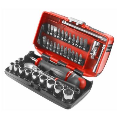 Coffret douilles 1/4'' 6 pans métriques 5,5 à 14mm - FACOM - RL.NANO1PB