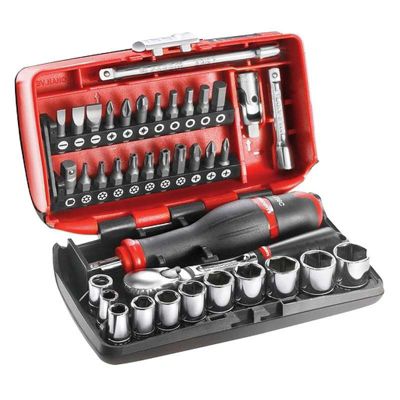 Coffret douilles 1/4'' 6 pans métriques 5,5 à 14mm - FACOM - RL.NANO1PB