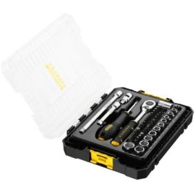 Coffret douilles STAKBOX M 1/4'' jeu 48 pièces - STANLEY FATMAX - FMMT98101-0