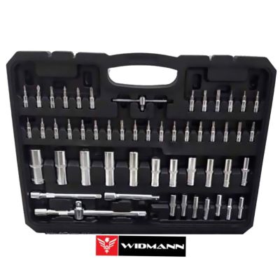 Coffret Douilles Widmann 172SS - 172 pièces, Cliquets, haute qualité en acier Chrome-Vanadium